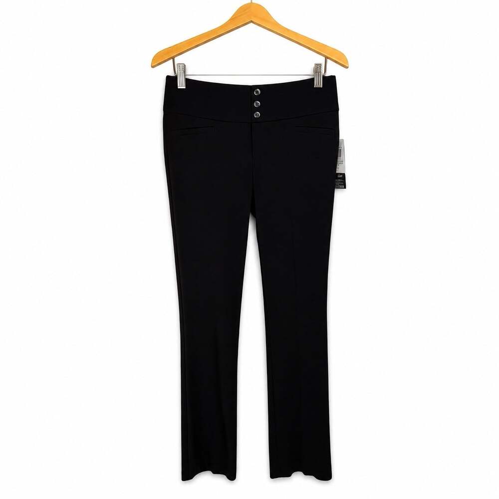 Hollywould Simply Slender Perfect Bootlet Pants Juniors Size 5S Black NWT